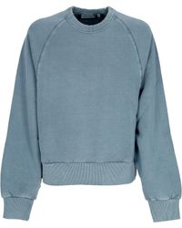 Carhartt - Cropped Crewneck Sweatshirt W Taos Sweat Vancouver Garment Dyed - Lyst