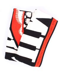 Stella McCartney Accessori Mare Serviette de plage Femme Blanc noir et rouge