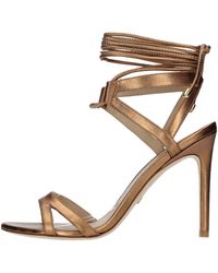 Stuart Weitzman - Braune Sandalen - Lyst