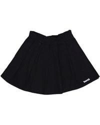 DISCLAIMER - Vrouwen Korte Rok W Strass Shirt Zwart - Lyst
