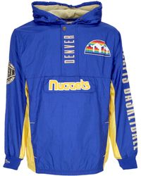 Mitchell &amp; Ness - Afneembare Windjack Voor Nba Team Og 2.0 Anorak Windjack Vintage Logo Dennug Originele Teamkleuren - Lyst