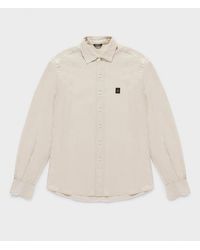 Refrigiwear - Chemise Mixte Lin Homme Os Blanc - Lyst