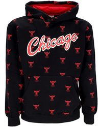 Mitchell &amp; Ness - Herren Hoodie Nba Aop Fleece Hoodie Chibul Schwarz - Lyst