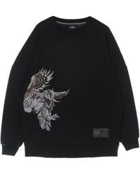 DOLLY NOIRE - Lightweight Crewneck Sweatshirt Golden Owl Crewneck - Lyst