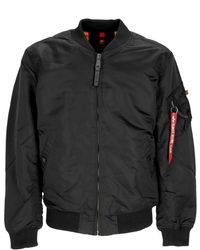 Alpha Industries - Chaqueta Bomber Ma-1 Dragon Emb Negra Para Hombre - Lyst