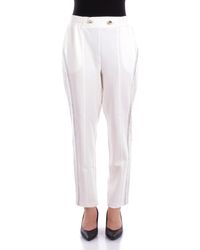 Liu Jo - Pantalon Au Lait Blanc - Lyst