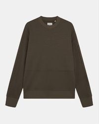 LYLE AND SCOTT 1874 - Vrouwen Ml1742V Tricot Crew Hals Sweatshirt W48 Olijfolie - Lyst