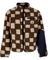 Market - Chess Club Teddybeer Jacquard Sherpajas Bruin - Lyst