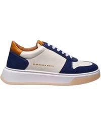Alexander Smith - Chaussures Pour Hommes Cognac Blanc Harrow Homme-Bleu - Lyst