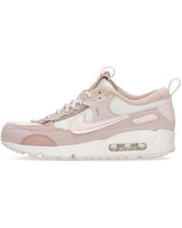 Nike - W Air Max 90 Futura Summit Blanc/Rose Tendre Clair/Rose A Peine Rose Femme Chaussure Basse - Lyst