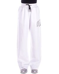 Gcds - Witte Zwarte Broek - Lyst