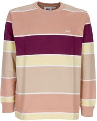 Obey - Long Sleeve T-Shirt Nationale Stripe L/S Tee - Lyst