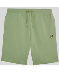 LYLE AND SCOTT 1874 - Shorts Sportman Ml414Vog Zweet Kort X576 Rookgroen - Lyst
