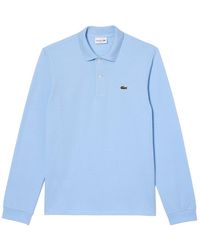 Lacoste - T-Shirts And Polos Azure - Lyst