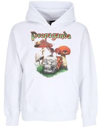 Propaganda - Amanita Hoodie Witte Herenhoodie - Lyst