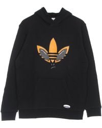 adidas - Q1 Hoodie Zwart Lichtgewicht Herensweatshirt Met Capuchon - Lyst