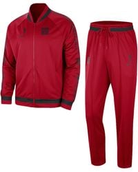 Nike - Chandal Completo Para Hombre Nba Courtside Starting Five Dri Fit Chandal Chibul University Rojo/Negro - Lyst