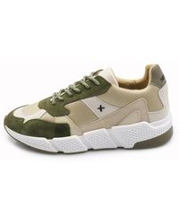 Newlab - Weibe Und Braune Apfelsine Racerji01/Kha Sneaker - Lyst