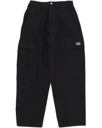 Obey - Bigwig Baggy Twill Cargo Pant Long Trousers - Lyst