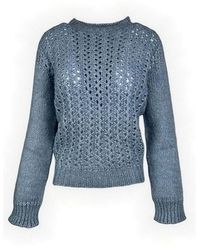 Dondup - Blauwe T-Shirts - Lyst