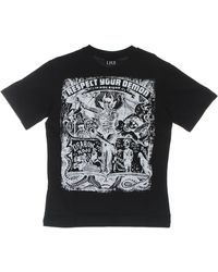 IHS - Respectez Votre Demon T-Shirt Homme Basic Tee Noir - Lyst