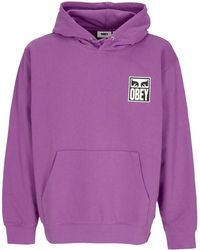 Obey - Sweat A Capuche Leger Pour Hommes Eyes Icon 2 Premium French Terry A Capuche Po - Lyst