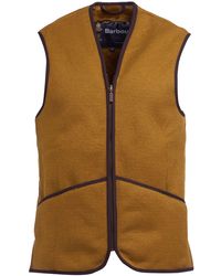 Barbour - Warm Ecopeliccia Waistcoat Zip Mli0004 Liner Br31 - Lyst