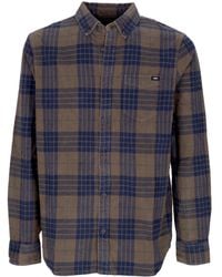 Vans - Gonzales Chemise A Manches Longues Pour Homme L/Chemise Tissee - Lyst