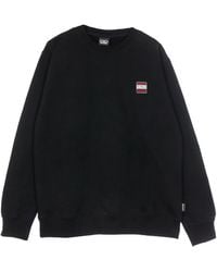 Propaganda - Label Crewneck Lichtgewicht Herensweatshirt Met Ronde Hals Zwart - Lyst