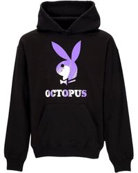 Octopus - Herren Kapuzenpullover Logo Hoodie X Playboy Schwarz - Lyst
