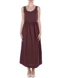 Alpha Studio - Jurken Chocolade - Lyst