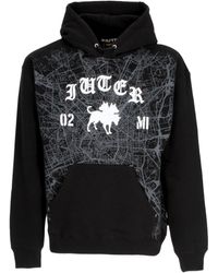 Iuter - Sudadera Con Capucha Para Hombre Milan Map Logo Sudadera Con Capucha X Club Dogo Negro - Lyst