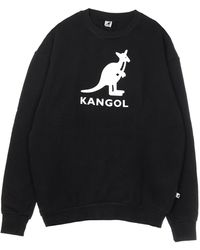 Kangol - Conrad Herren-Sweatshirt Mit Rundhalsausschnitt, Leicht, Schwarz/Offwhite - Lyst