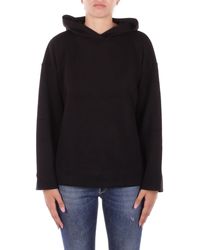 Dondup - Vrouw Sweatshirt F513 Kf0253Xxx 999 Hoodie Zwart - Lyst