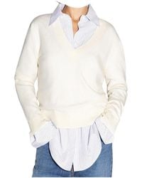 Akep - Soft Shirt V Neckline - Lyst