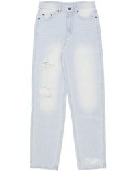 Karlkani - Jeans Baggy Five Pocket Heavy Distressed Denim Pant Light - Lyst