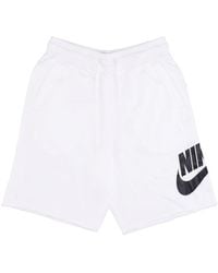 Nike - Club Alumni Hbr Ft Short Tracksuit Pants - Lyst