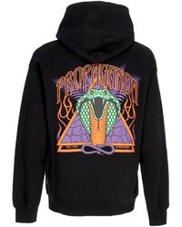 Propaganda - Leichtes Herren-Sweatshirt Mit Kapuze, Triangle Cobrahm Hoodie, Schwarz - Lyst