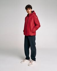 Suns - Jacket Aurelio Velour Bordeaux - Lyst