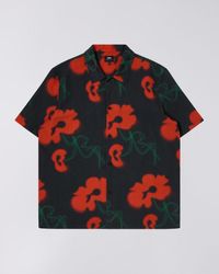 Edwin - Hemden Mann I033388.60B.67. Garten 60B.67 Rot/Schwarz - Lyst