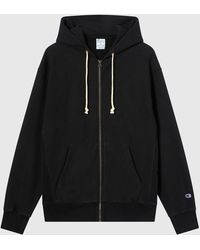 Champion - Volledige Zip Hoodie Sweatshirt - Lyst