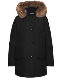 Woolrich - Ws Artic Parka Df Noir Wwcps2806 - Lyst