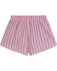 PAPER KID - Shorts Striped - Lyst