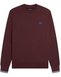 Fred Perry - Jersey Bordeaux - Lyst