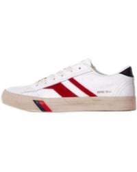 PRO - Sneakers Weib Rot - Lyst