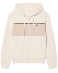 Lacoste - Sweaters Cream - Lyst