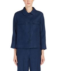 Max Mara - Jassen Blauwe Jeans - Lyst