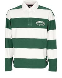 Tommy Hilfiger - Long Sleeve Polo Relaxed Varsity Cb Rugby Ext Court - Lyst