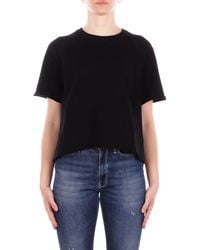 Dondup - T-Shirts En Polo Zwart - Lyst