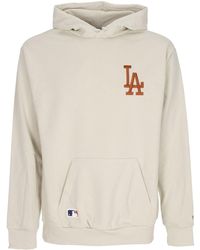 KTZ - Herenhoodie Mlb League Essentials Oversize Hoodie Losdod Steen/Aarde Bruin - Lyst